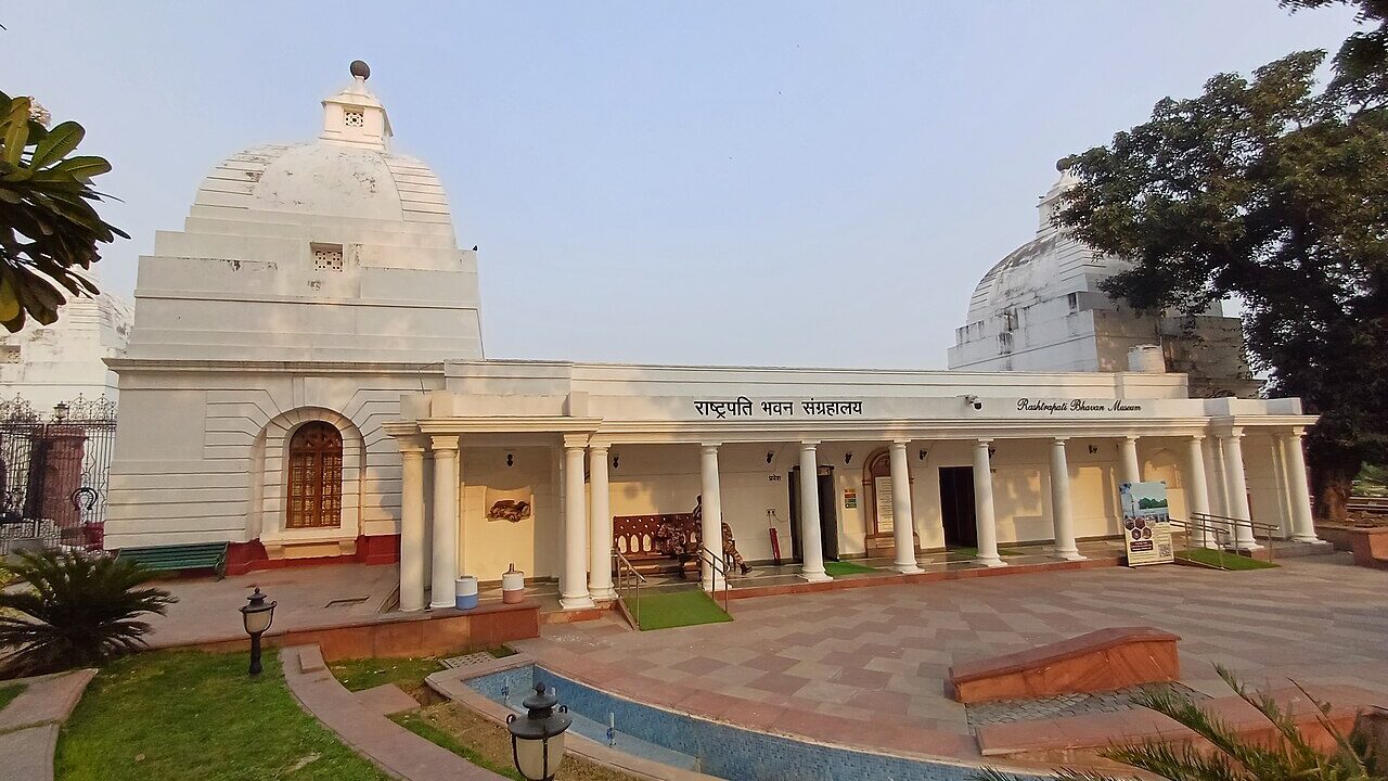 Rashtrapati Bhavan complex building in New Delhi